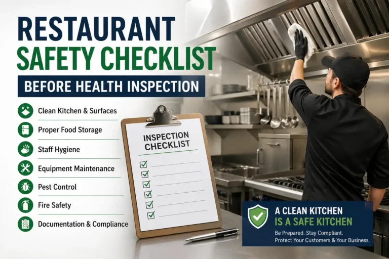 Restaurant Safety Checklist Before Health Inspection | Toronto Guide